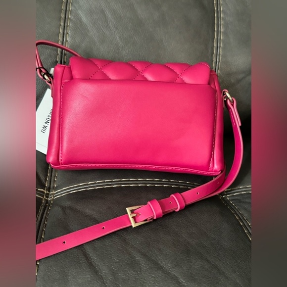 Jason Wu Quilted Crossbody Fuchsia Vegan Leather Bag NWT - Picture 3 of 10
